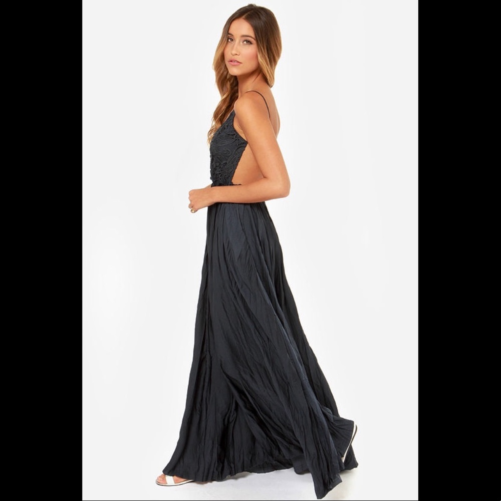 Bohemian backless dress